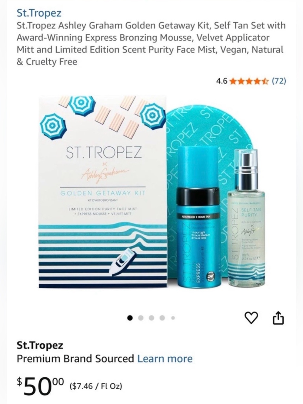 St. Tropez Golden Getaway Kit - Blue, Teal & Pink